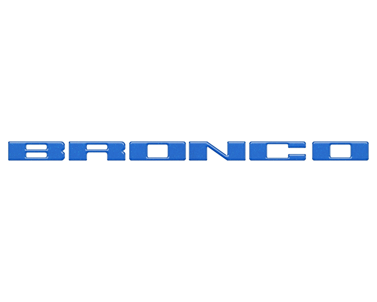 Front Grille Letter Overlays Fits 2021-2026 Ford Bronco