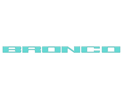 Front Grille Letter Overlays Fits 2021-2026 Ford Bronco