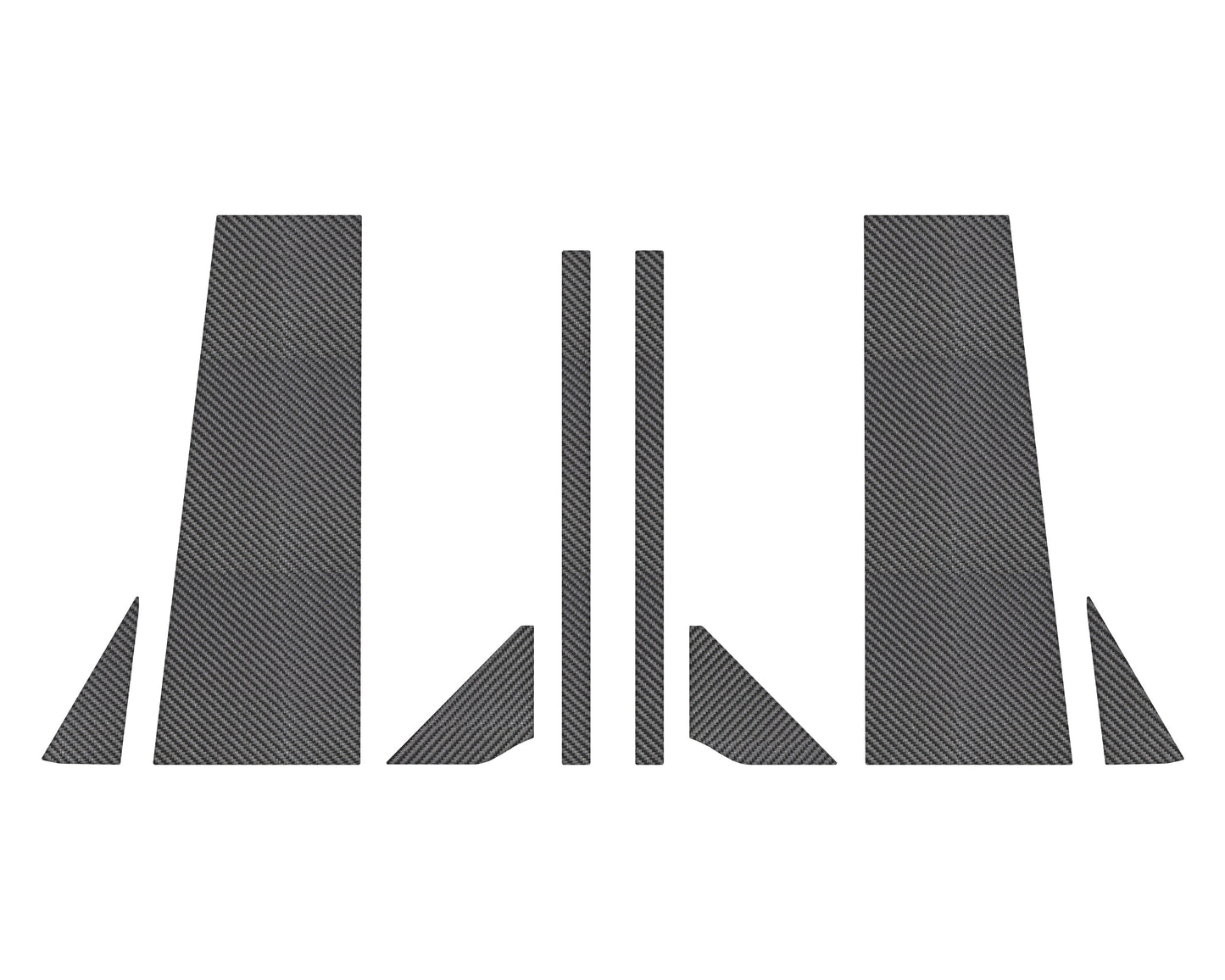 Door Pillar Accent Overlays Fits 2021-2026 Ford Bronco