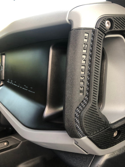 Front Grab Rail Line Inserts Fits 2021-2026 Ford Bronco