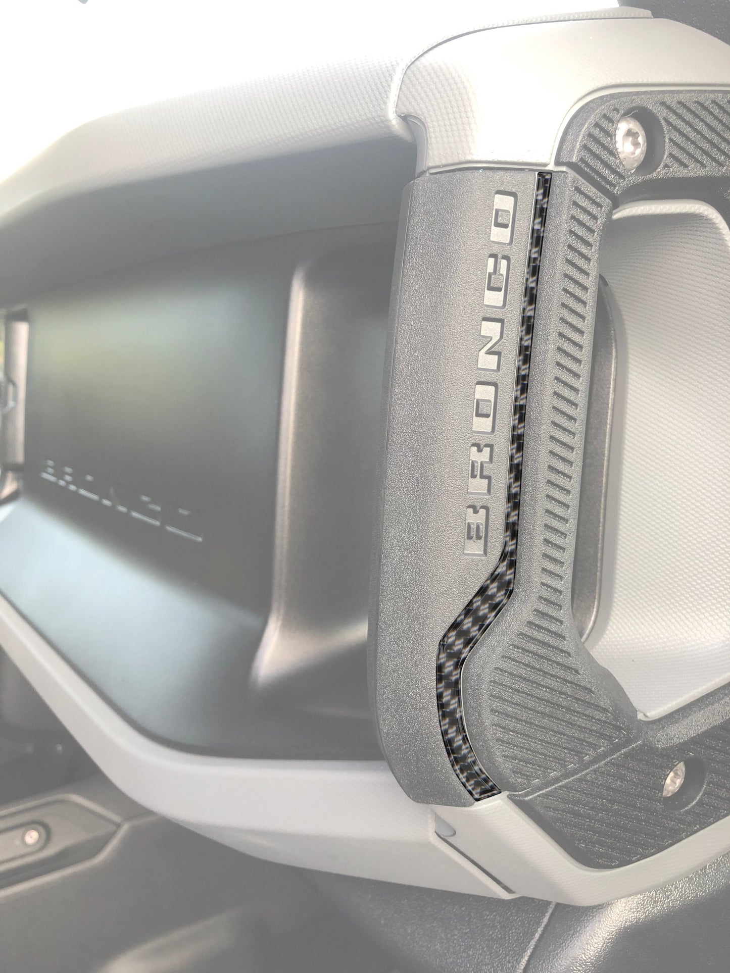 Front Grab Rail Line Inserts Fits 2021-2026 Ford Bronco