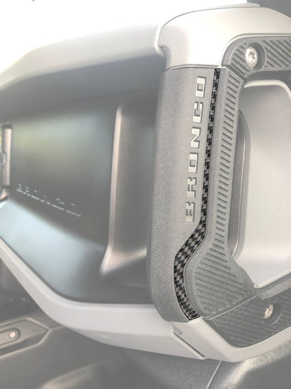 Front Grab Rail Line Inserts Fits 2021-2026 Ford Bronco