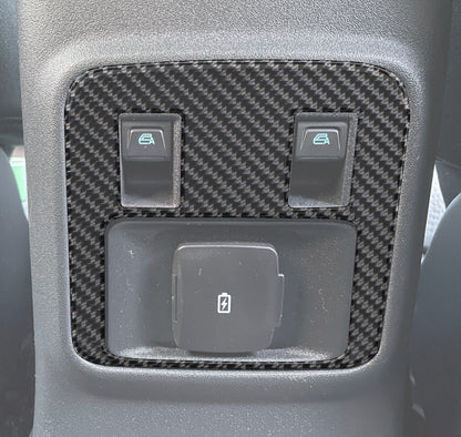 Rear Center Console Accent Overlays Fits 2021-2026 Ford Bronco