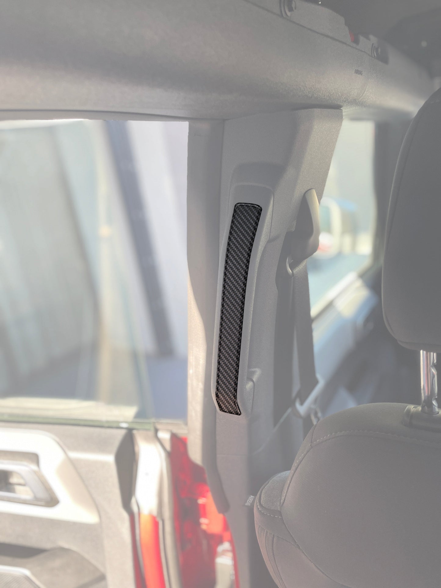 Rear Grab Rail Accent Overlays Fits 2021-2026 Ford Bronco