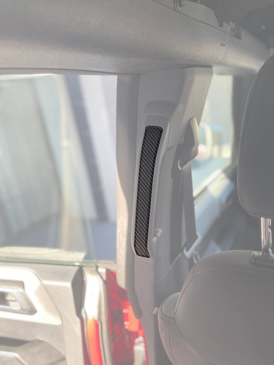 Rear Grab Rail Accent Overlays Fits 2021-2026 Ford Bronco