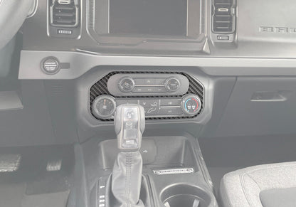 Climate Control Accent Overlay Fits 2021-2026 Ford Bronco