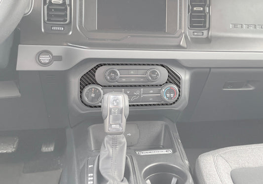 Climate Control Accent Overlay Fits 2021-2026 Ford Bronco