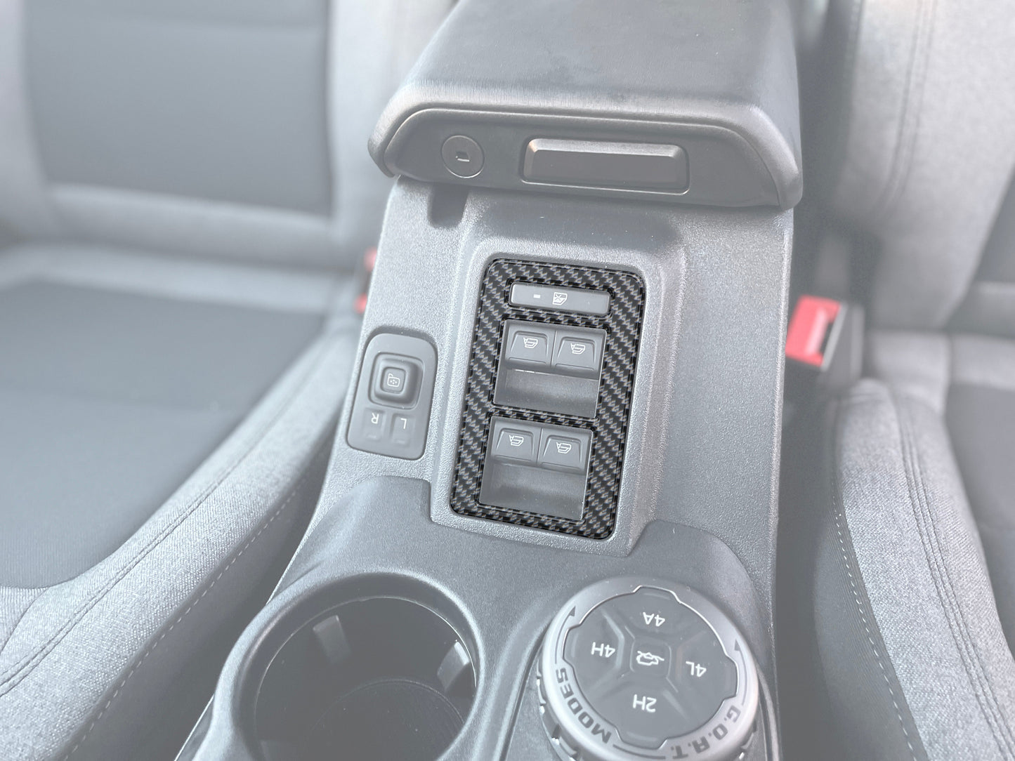 Window Control Switch Accent Overlay Fits 2021-2026 Ford Bronco