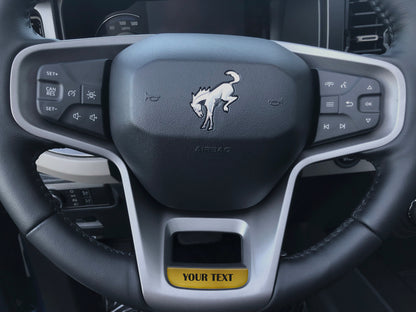 Steering Wheel Accent Overlay Fits 2021-2026 Ford Bronco