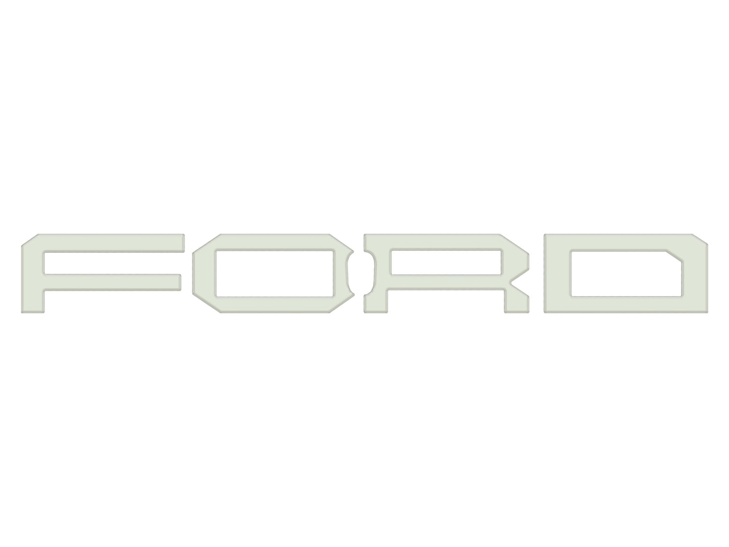 Raptor Front Grill Letter Overlays Fits 2022-2026 Ford Bronco