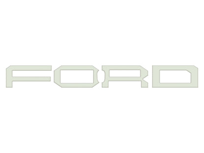 Raptor Front Grill Letter Overlays Fits 2022-2026 Ford Bronco