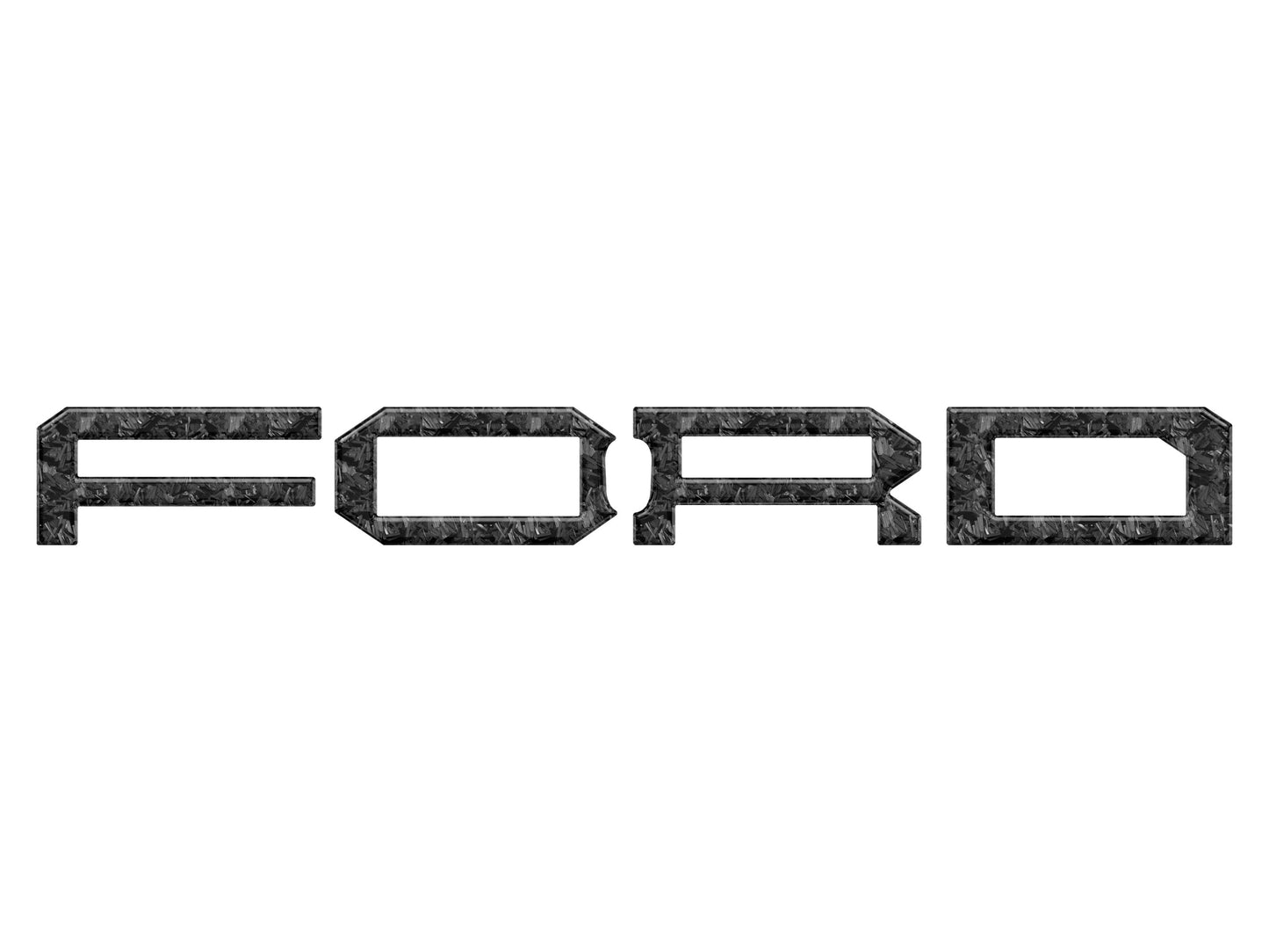 Raptor Front Grill Letter Overlays Fits 2022-2026 Ford Bronco