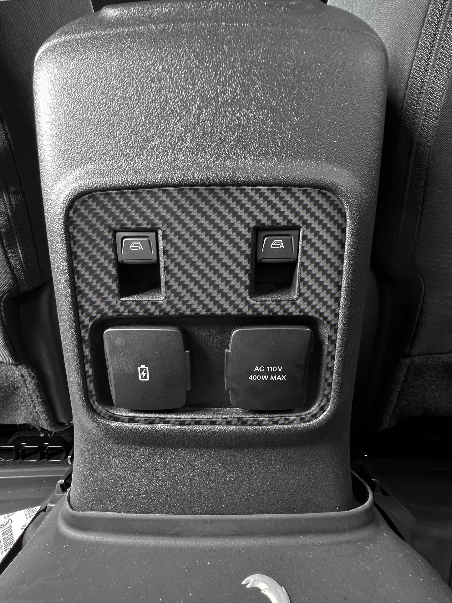 Rear Center Console Accent Overlays Fits 2021-2026 Ford Bronco