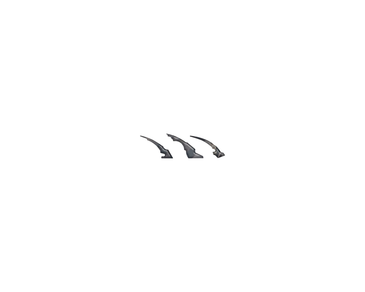 Raptor Emblem Claw Mark Inserts Fits 2022-2026 Ford Bronco Raptor