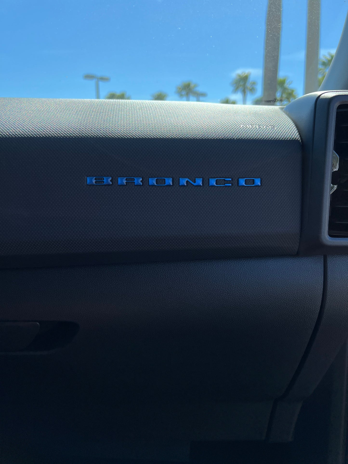 Passenger Dash Letter Inserts Fits 2025-2026 Ford Bronco Sport