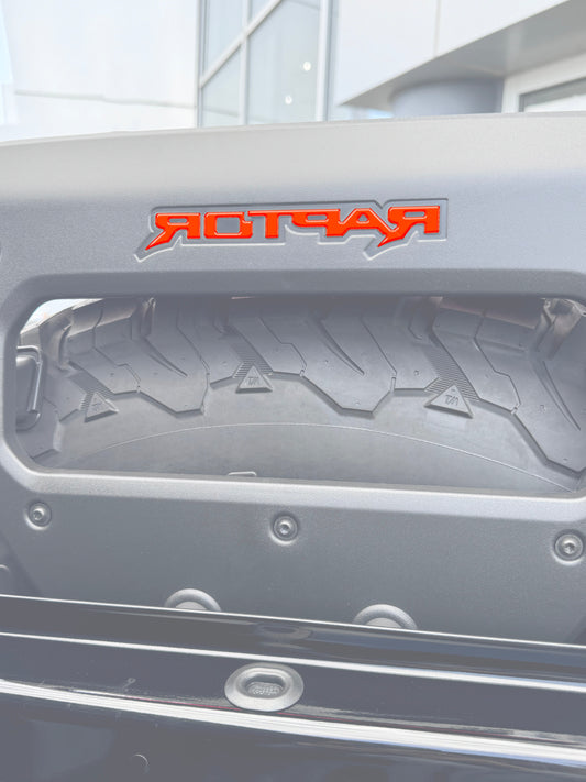 Raptor Third Brake Light Letter Inserts Fits 2022-2026 Ford Bronco Raptor