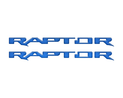 Raptor Running Board Letter Overlays Fits 2022-2026 Ford Bronco Raptor