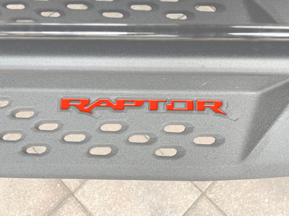 Raptor Running Board Letter Overlays Fits 2022-2026 Ford Bronco Raptor