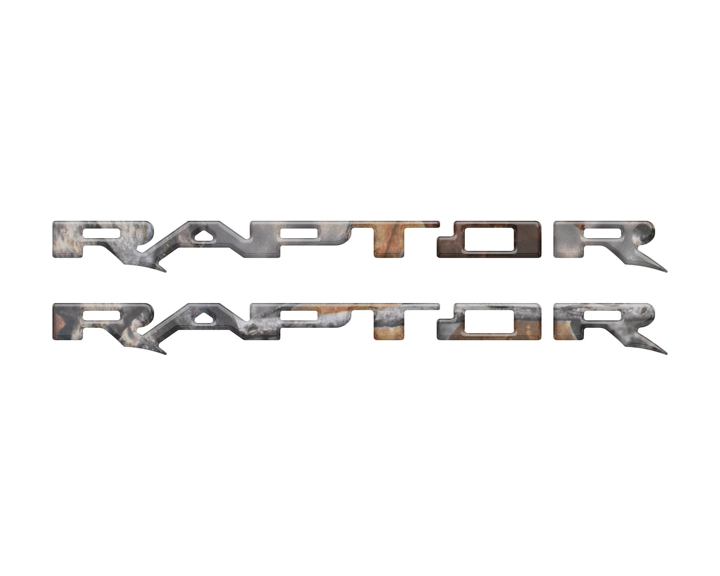 Raptor Running Board Letter Overlays Fits 2022-2026 Ford Bronco Raptor