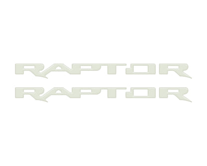 Raptor Running Board Letter Overlays Fits 2022-2026 Ford Bronco Raptor