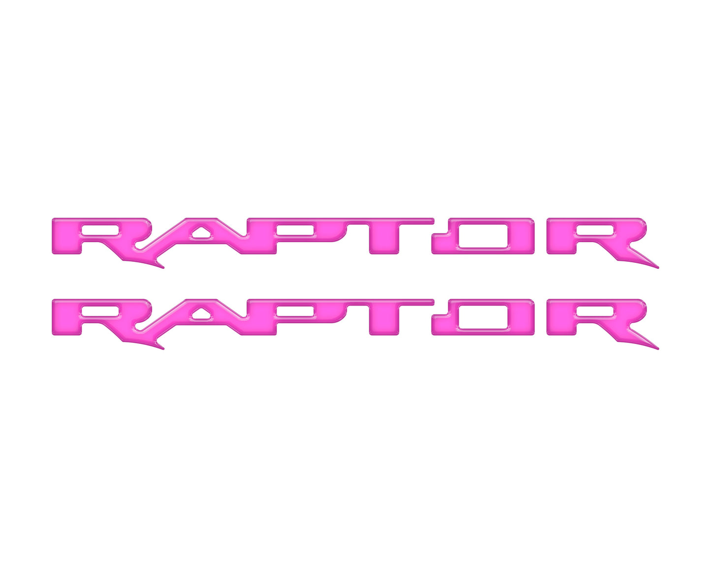 Raptor Running Board Letter Overlays Fits 2022-2026 Ford Bronco Raptor