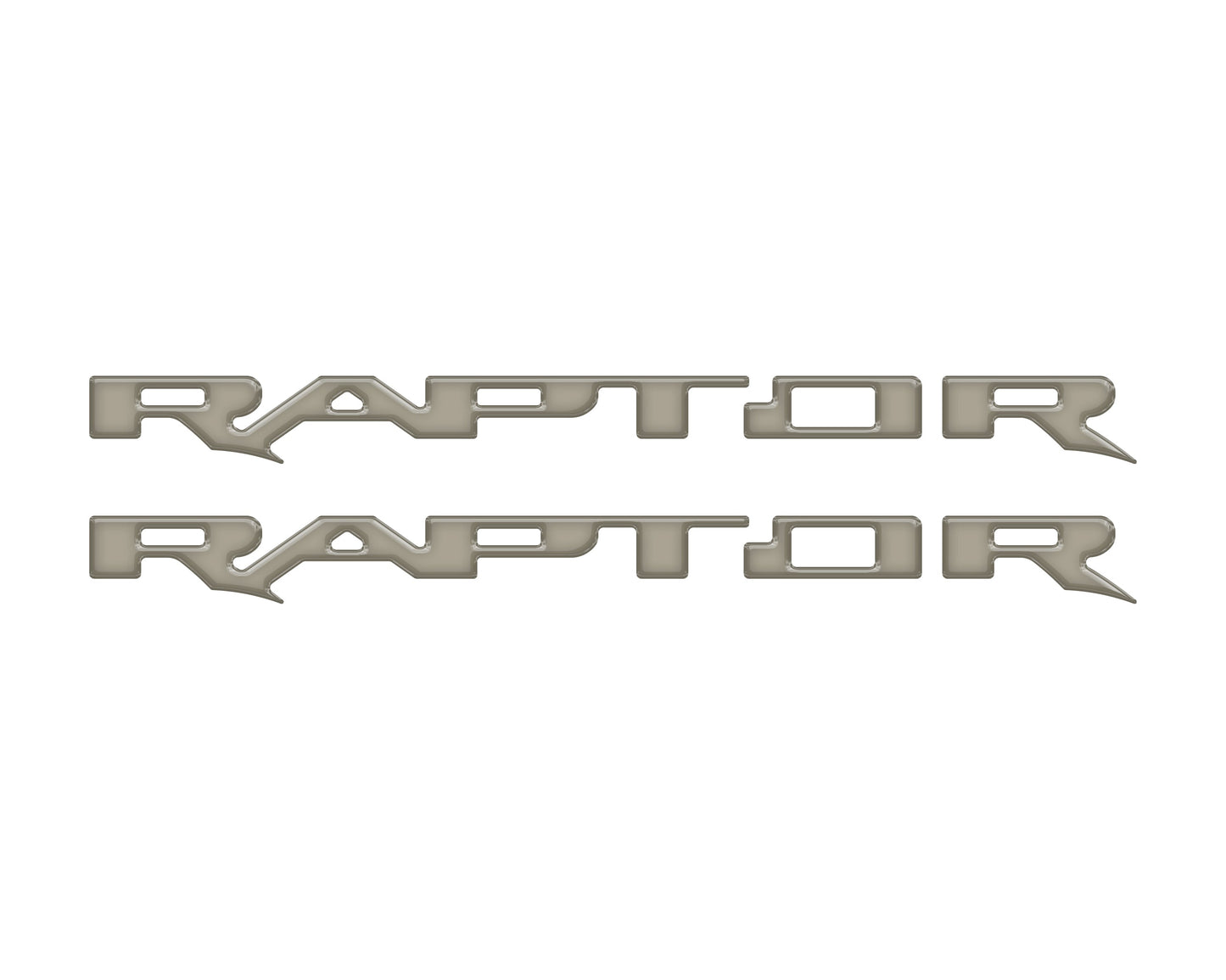 Raptor Running Board Letter Overlays Fits 2022-2026 Ford Bronco Raptor