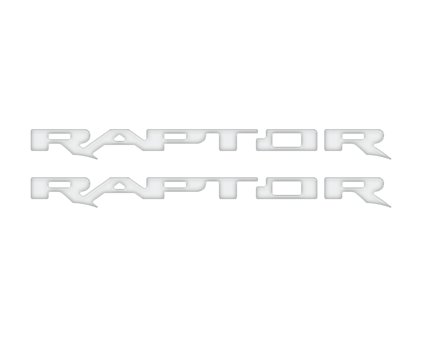 Raptor Running Board Letter Overlays Fits 2022-2026 Ford Bronco Raptor