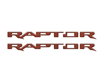 Raptor Running Board Letter Overlays Fits 2022-2026 Ford Bronco Raptor