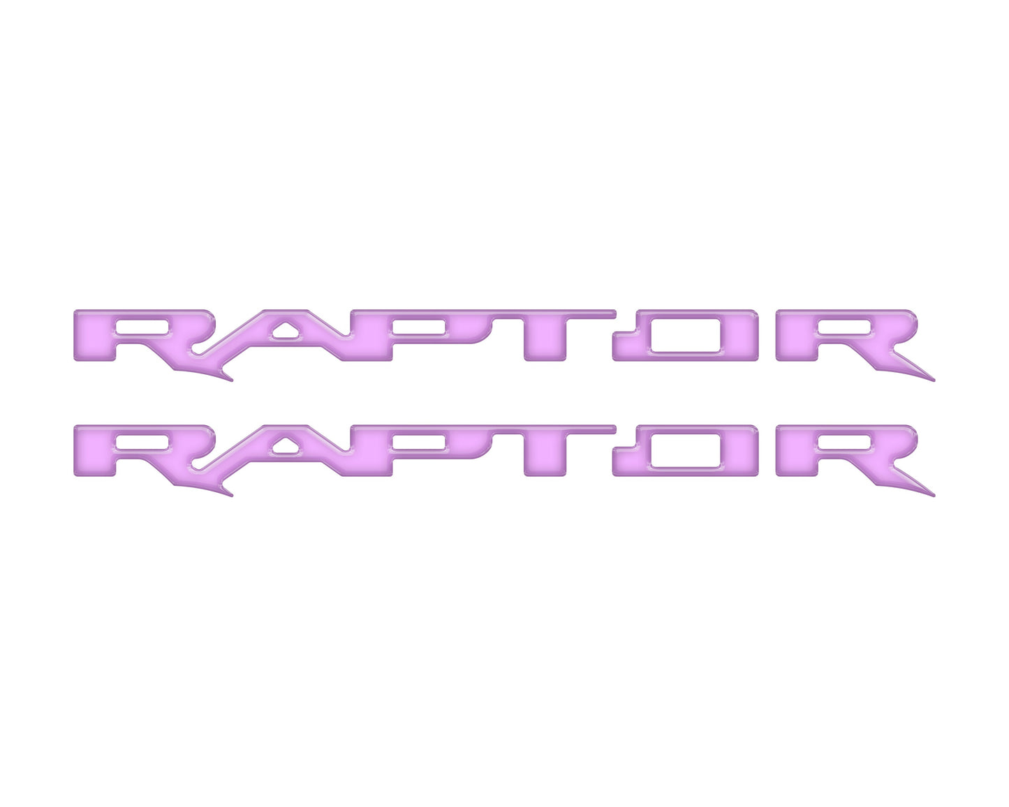 Raptor Running Board Letter Overlays Fits 2022-2026 Ford Bronco Raptor