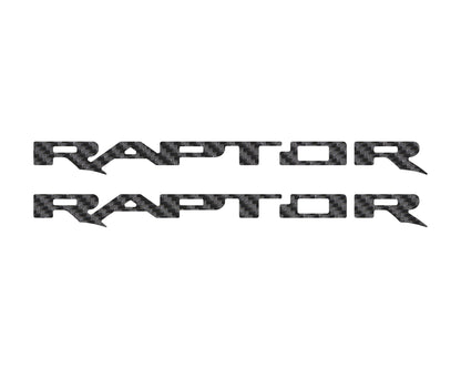 Raptor Running Board Letter Overlays Fits 2022-2026 Ford Bronco Raptor
