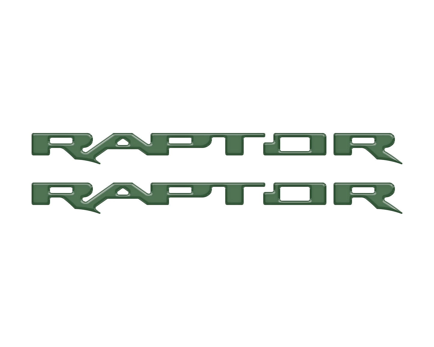 Raptor Running Board Letter Overlays Fits 2022-2026 Ford Bronco Raptor