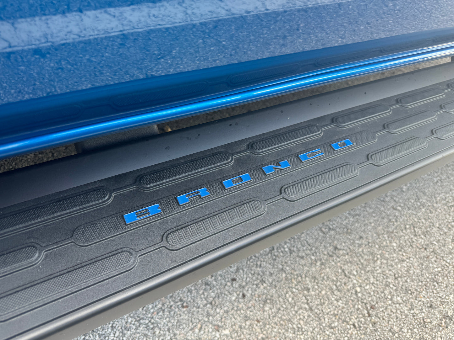 Bronco Running Board Letter Inserts/Overlays Fits 2021-2026 Ford Bronco