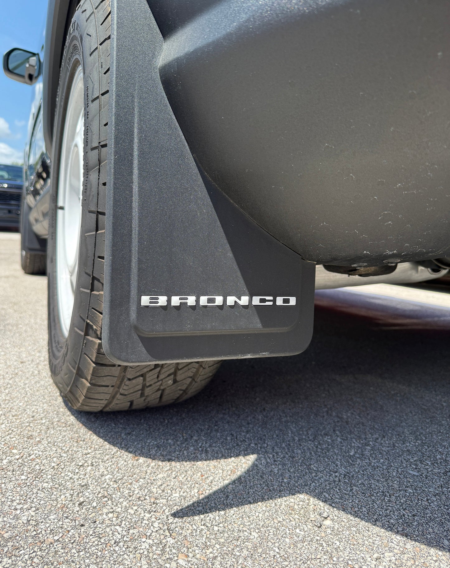 Rear Mudflap Letter Inserts Fits 2021-2026 Ford Bronco Sport