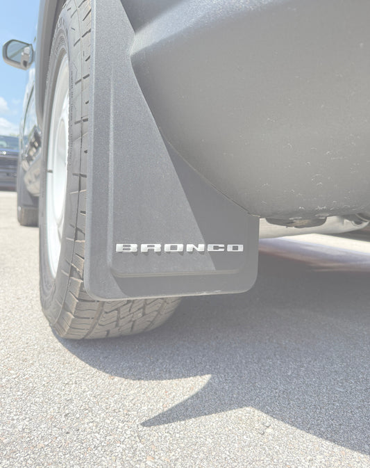 Rear Mudflap Letter Inserts Fits 2021-2026 Ford Bronco Sport