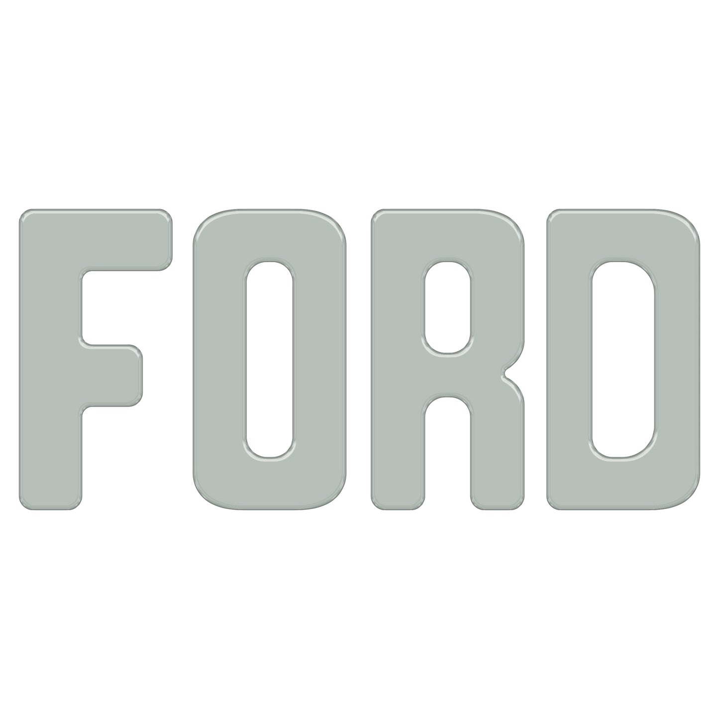 Slideout Tailgate Letter Inserts Fits 2021-2026 Ford Bronco