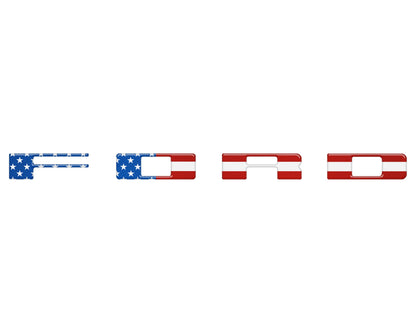 Bronco Heritage Grille Letter Overlays Fits 2023-2026 Ford Bronco