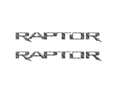 Raptor Floor Mat Emblem Inserts Fits 2022-2026 Ford Bronco Raptor