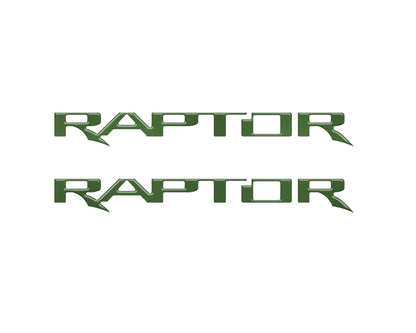 Raptor Floor Mat Emblem Inserts Fits 2022-2026 Ford Bronco Raptor