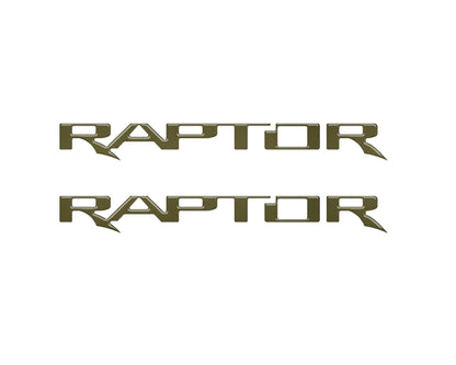 Raptor Floor Mat Emblem Inserts Fits 2022-2026 Ford Bronco Raptor