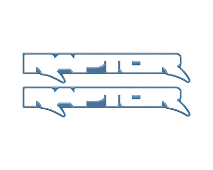 Raptor Floor Mat Emblem Inserts Fits 2022-2026 Ford Bronco Raptor