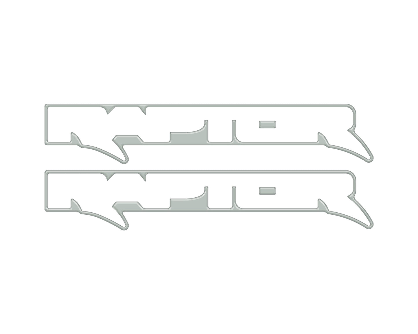 Raptor Floor Mat Emblem Inserts Fits 2022-2026 Ford Bronco Raptor