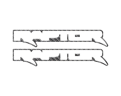 Raptor Floor Mat Emblem Inserts Fits 2022-2026 Ford Bronco Raptor