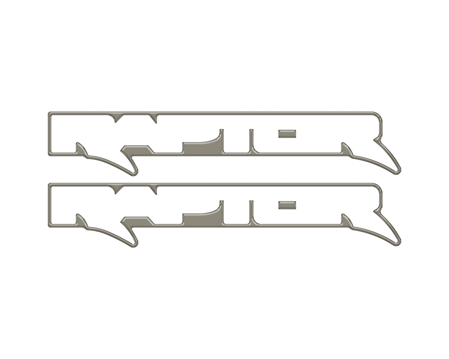 Raptor Floor Mat Emblem Inserts Fits 2022-2026 Ford Bronco Raptor