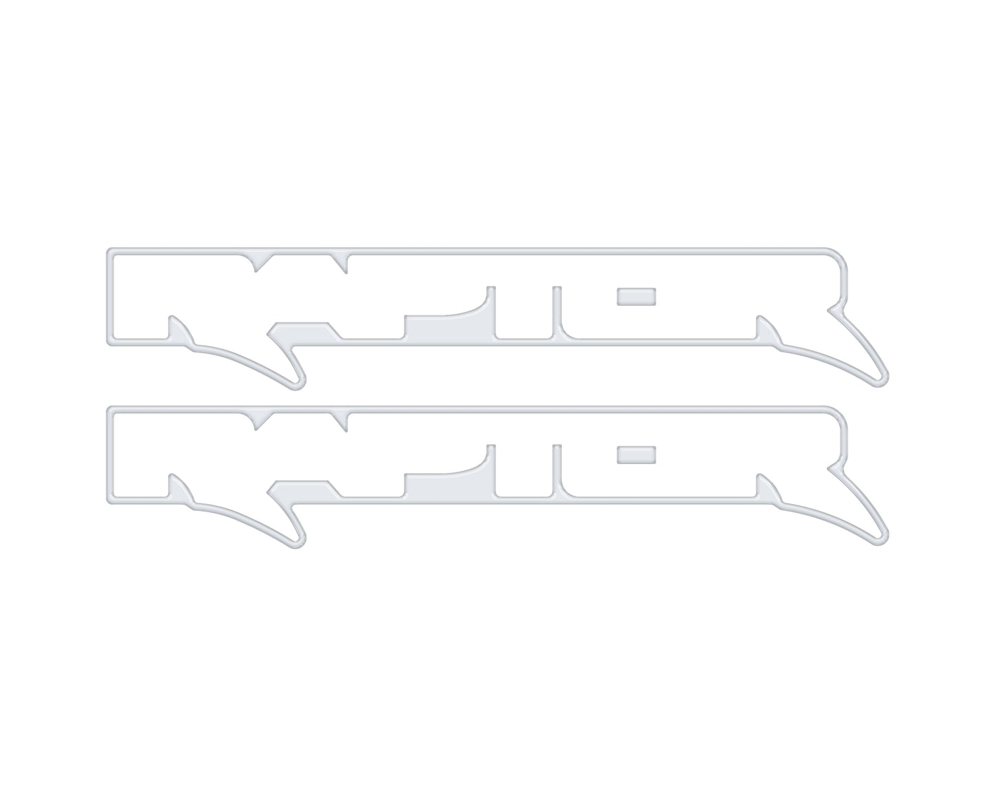 Raptor Floor Mat Emblem Inserts Fits 2022-2026 Ford Bronco Raptor