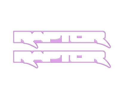 Raptor Floor Mat Emblem Inserts Fits 2022-2026 Ford Bronco Raptor