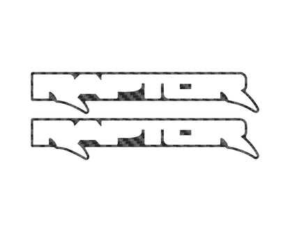 Raptor Floor Mat Emblem Inserts Fits 2022-2026 Ford Bronco Raptor