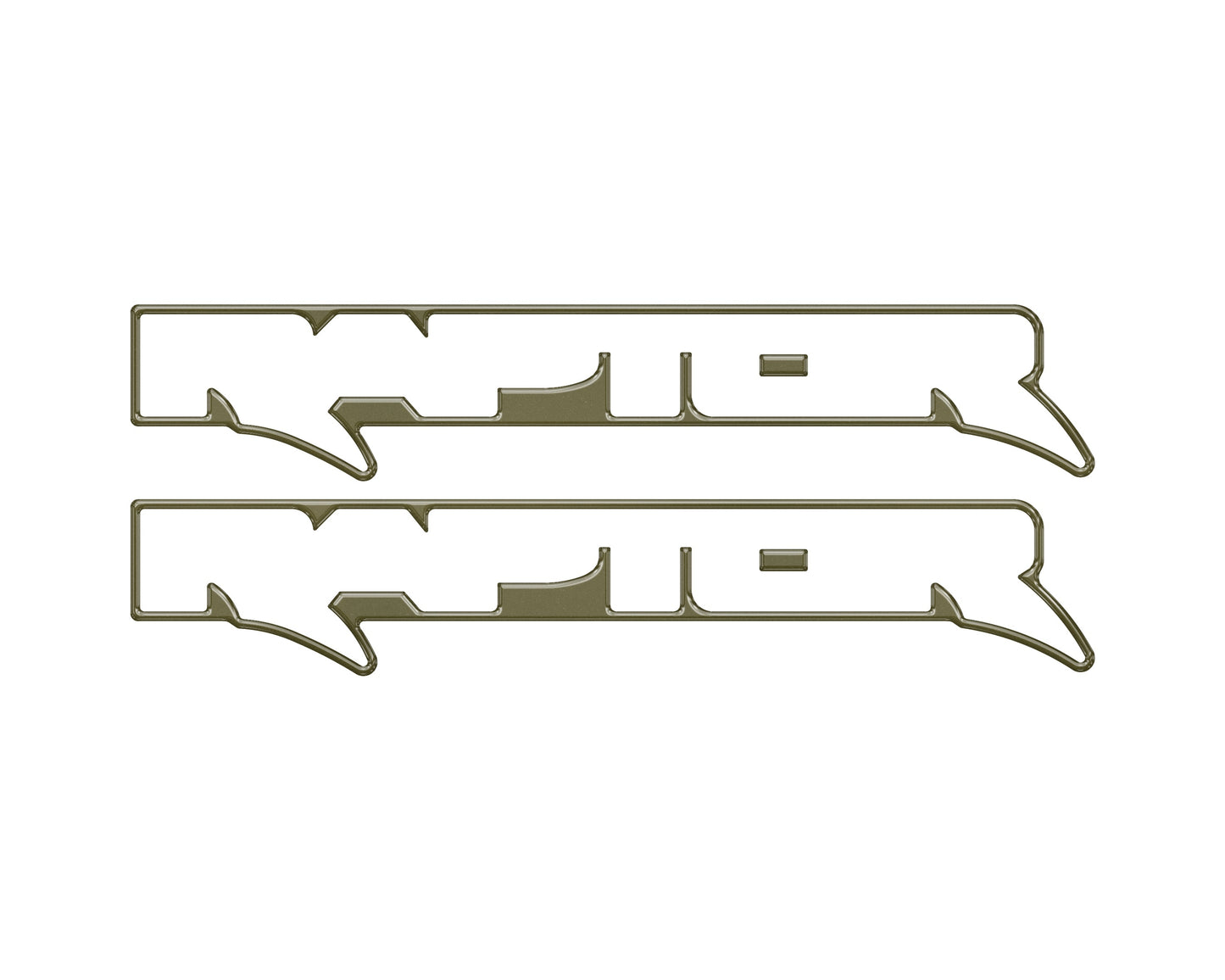Raptor Floor Mat Emblem Inserts Fits 2022-2026 Ford Bronco Raptor