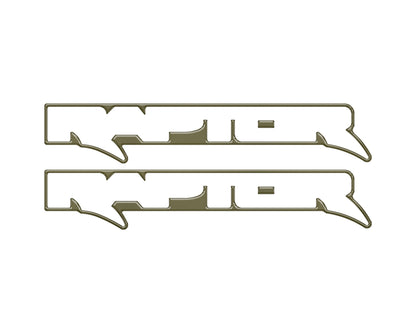 Raptor Floor Mat Emblem Inserts Fits 2022-2026 Ford Bronco Raptor