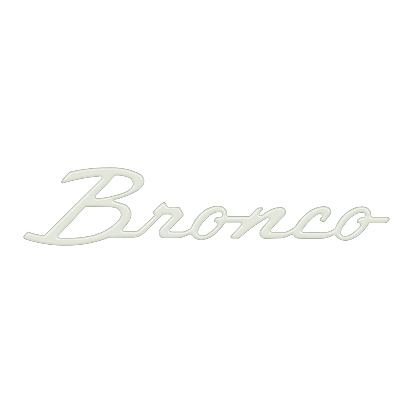 Bronco Script Badge Fits 2021-2026 Ford Bronco