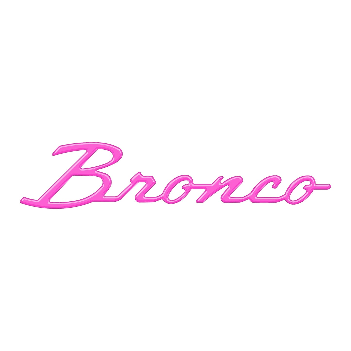 Bronco Script Badge Fits 2021-2026 Ford Bronco